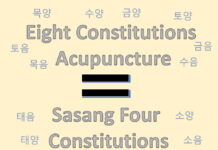Eight Constitutions Acupuncture Amended to Unite with Sasang Four Constitutions