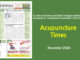 Acupuncture Times December 2020