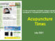 Acupuncture Times July 2021