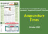 Acupuncture Times October 2021
