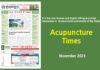 Acupuncture Times November 2021