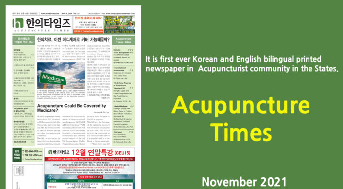 Acupuncture Times November 2021