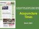Acupuncture Times March 2022