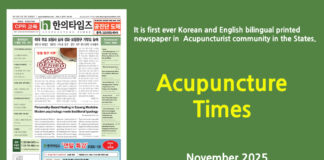 Acupuncture Times, November 2025