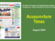 Acupuncture Times, August 2026